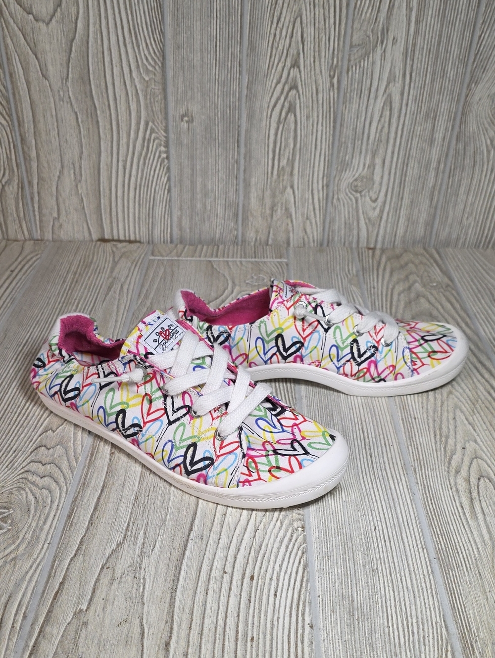 Skechers BOBS Beach Bingo-Love Truly Slip On Sneakers Womens Size 9